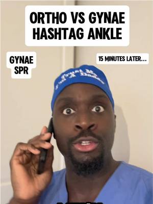 Another day in the A&E, another three way battle between ED, Orthopaedics & Gynae 😩😭 #comedy #funny #doctor #hospital #nhs 