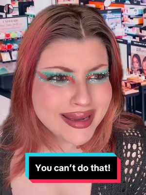 You can’t do that! #makeup #mua #makeupartist #sephora #karen 