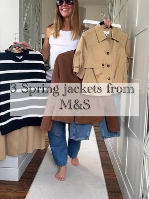 Three perfect Spring jackets. Love that!