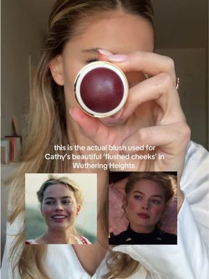 Shade Après & Postmodern in the @MERIT Beauty flush balm were used to create Cathy’s iconic natural cheek flush in Wuthering Heights  The cream finish blush is designed to give the skin a soft, natural flush with buildable color, complimenting various skin tones for a fresh and youthful appearance  #wutheringheights #meritbeauty #margotrobbie #cathywutheringheights #meritflushbalm 