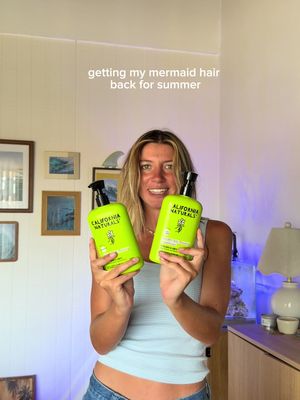 I’ve been using @California Naturals for years and the ReGro line has become a go-to for keeping my hair healthy after being in the water all day @Walmart #californianaturalspartner #ad