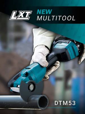 New LXT Multi Tool | DTM53 Engineered for efficient, controlled performance. The DTM53 features a slimmed-down grip — reduced by 56mm in circumference compared to our 18V model — for improved handling in demanding applications. Delivering approximately 20% increased work efficiency, with Starlock compatibility and tool-less accessory change for fast adjustments on site. Available now. #makitauk #lxt #multitool #fyp #onthetools