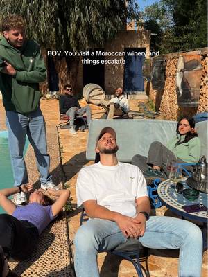A few bottles later… 🍷 Book these moments with @TourRadar  #moroccowine #moroccotravel #winerytour #winetasting #travelmoments