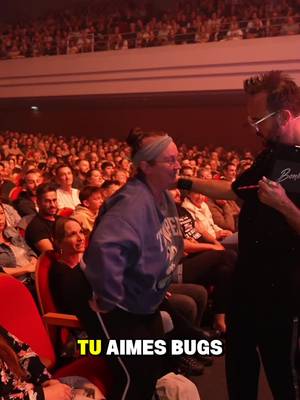J adore nos échanges et vive l’humour et amour ❤️❤️❤️🙏👍 #humour #show #vannes 
