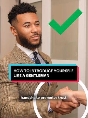 How to introduce yourself like a gentleman 