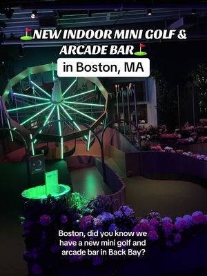 I finally checked out the popular @Swingers - Crazy Golf Club , a 21+ venue in the heart of Boston's Back Bay. It spans two floors with two 9-hole mini golf courses, a carnival on the 2nd floor with 30 minutes of unlimited gameplay, and a full-service food and drink area. My friends and I did the "Party Set" package to try a bit of everything and had such a fun time!  You can get 15% off of your online booking if you use code CADDIE15, this promo runs until March 31st, link in bio! ✨Follow @thebostonfoodie for more 📌 - 777 Boylston St, Boston 📲Send this to someone you'd go with & save this post for reference! - #SwingersPartner #SwingersBoston #BostonNightlife #ThingsToDoInBoston #BostonDateNight