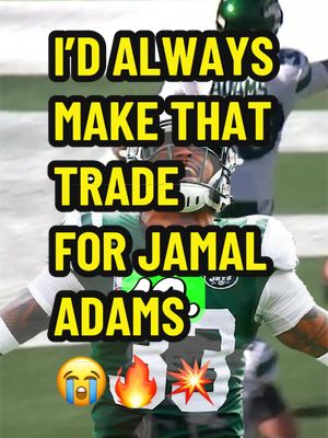 I'm making that trade EVERY SINGLE TIME 😭🔥 Follow for more!! 👀 #jamaladams #nyjets #seattleseahawks #generalmanager #nfl