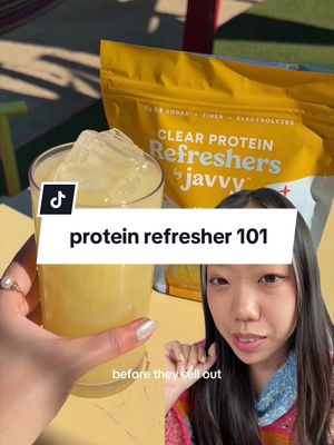 the list of benefits just keeps going and going… 📋🍓🍍🍑✨ #proteinrefresher #hydrationdrink #proteindrink #electrolytes #fiberdrink 