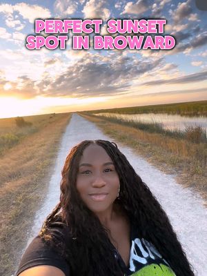 One of the most relaxing sunset spots in Broward 🌅 📍Sawgrass Trailhead & Atlantic Blvd Beautiful Everglades views, wildlife sightings, biking, fishing, and walking trails. The best part? Parking is free and there’s no admission. Just make sure you get there early because the parking lot fills up fast before sunset. #BrowardFlorida #EvergladesViews #SunsetSpot #SouthFloridaNature #HiddenSpots
