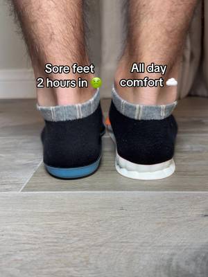 These make my work shoes sooo comfy 🫠☁️#insoles #insolesforboots #cushion #footpain 