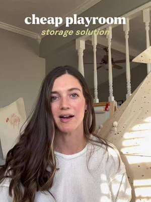 Had to share because this was such a good find!! And only 99 cents. 😳  @Hobby Lobby  #storagehacks #playroomstorage #playroomorganization 