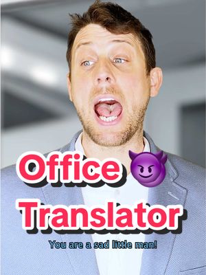 Anybody need a translator? I know a guy. 🫡 . #skit #funny #comedy #collab #officehumor 