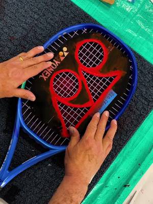 Yonex racquet stringing ASMR😮‍💨 #asmr #yonex #tennis 