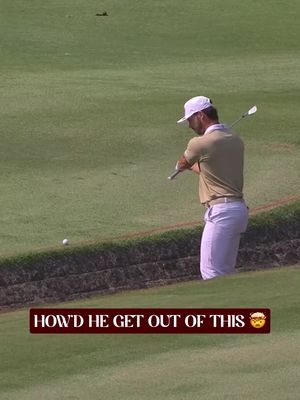 can confirm Josele got out of there and saved par #golf #golftok 