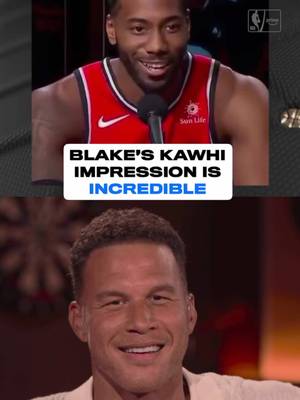 @Blake Griffin there's no way this is the first time you've attempted this voice 😂 #kawhi #meme #kawhilaugh 