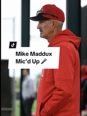 mike'd up (Maddux edition) 🎤