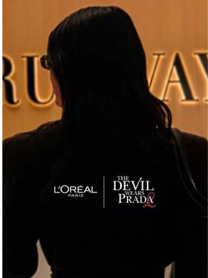 A L'Oréal Paris icon is about to visit the halls of Runway Magazine. Can you guess who? That’s all. (For now)  #LOrealParis  #TheDevilWearsPrada2