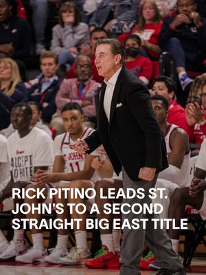 Pitino and the Johnnies run it back — second straight Big East title. #TBT 