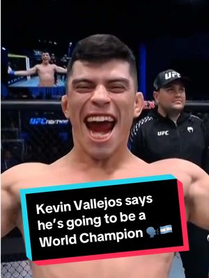 Kevin Vallejos: “For Argentina, keep dreaming because you’re going to have a World Champion!” 🏆🇦🇷 #UFCVegas114 #UFC #MMA | LIVE on TNT Sports & discovery+