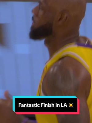 What a #fantasticfinish in Los Angeles between the @Lakers and the #Nuggets 🙌🍿 #NBA #basketball #Lakers 