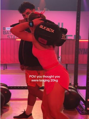 I did think it felt a bit heavy…. But this was such a fun Hyrox sim with @Gymshark to celebrate the launch of their new collection coming very soon #hyrox #hyroxtraining #hyroxrace 