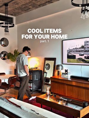 cool items for your home 👀💭 #homeinspo #boyapartment #midcentury #homedecor #minimalisthome interiordecor interiors scandiinterior eameschair apartmentdecor cooldecor coolhomedecor coolhomeitems homerenovationideas loftapartment nycapartment f1 formulaone f1decor loftdesign