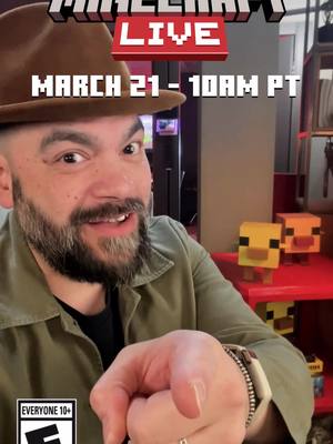 It’s coming soon! See what’s next for #Minecraft at #MinecraftLIVE on March 21st at 10am PT!