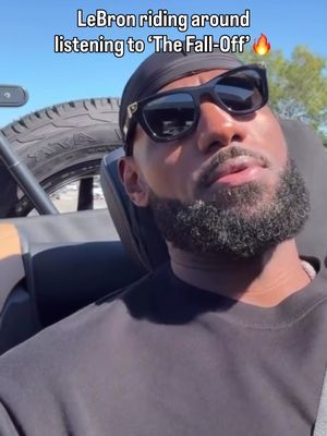 LeBron James listening to J. Cole’s “Run A Train” off of ‘The Fall-Off’‼️ Is this a top 3 song on ‘The Fall-Off’⁉️ #jcole #thefalloff #dreamville #lebronjames