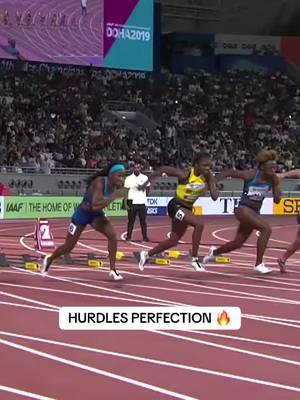 That time @Nia Ali gave an absolute 100m hurdles masterclass on her way to gold at the #WorldAthleticsChamps 😤 #hurdles #athletics #doha #niaali 