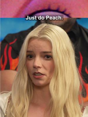 When Anya Taylor-Joy says choose Peach, you always choose Peach #mario #nintendo #gaming 