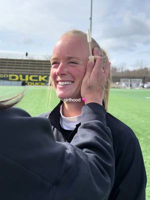 Pregame slicky @Caroline Steele #lacrosse #dae #slickback #fyp 