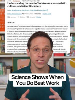 Here’s the science behind hot streaks, and why you should wander before you win.