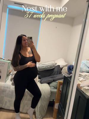 at that point where I can’t sleep at night because I’m just thinking of everything that needs to be done before baby comes… any day now 😅 #nesting #37weekspregnant #thirdtrimester #firsttimemom #nestwithme 