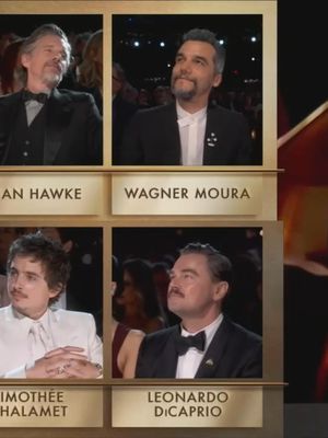 #MichaelBJordan receives a massive round of applause from the entire room as he wins the #Oscar for Best Actor for #Sinners (via ABC/AMPAS)