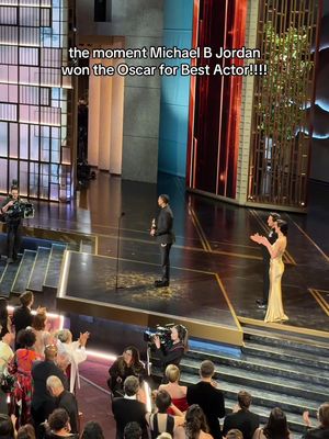 #MichaelBJordan WINNING BEST ACTOR AT THE OSCARS‼️ #academyawards #oscars #oscars2026 #michaelbjordan 