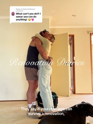 Replying to @Kayla Andrews Let’s turn this house into a home! 🔨🤍 Renovation Diaries - Episode 2 #renovation #renovationdiaries #homeowner #marriedcouple 