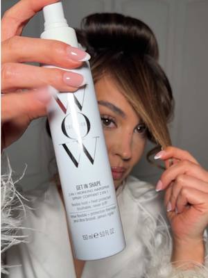 Never tried anything like this before  @Color Wow UK literally answered our prayers with their new Get In Shape hairspray, making hair styles actually last 🤍 ad   #haircare #colorwowgetinshape #hairtok  