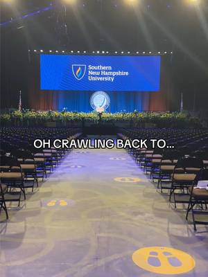Our favorite time of year 💙🎓💛 #snhucelebrate #commencement #collegegraduation #classof2026 