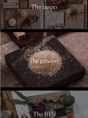 BTS creating a summer fashion collection material mood board inspired by interior design #moodboard #inspiredby #fashioncontent #creativeprocess #behindthescenes 