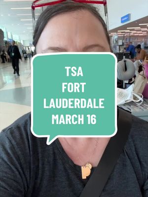 If you don’t have TSA, the lines to get through in Fort Lauderdale seem to be about 30-40 minutes.  I have TSA so got through in under 6 minutes. Safe travels if you are traveling today! #tsa #fortlauderdaleairport 