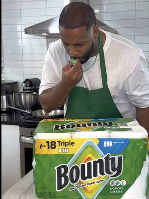 #ad #BountyPartner I decided to put ONE sheet through training camp today… and it showed up ready. Water. Sauce. Grease. Full island wipe. I used to grab a handful of paper towels for every little mess, but @Bounty Paper Towels durability and absorbency really let me get more done with one sheet. The rookie made the team.