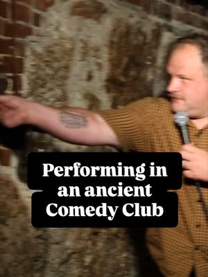 I was exploring the stage in an ancient basement comedy club in Auburn, Maine.  Huge shout out to Great Falls Comedy Club. I can't wait to come back this fall! #standupcomedy #standup #WeDoRecover #sammiller 