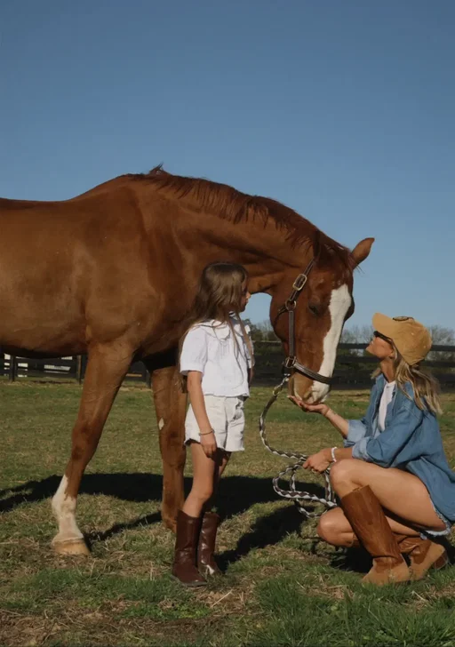 where the clock stops ticking … 🐴💞🌞🥕🌾
