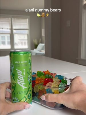 VIRAL frozen gummy bears with Alani of course 🤗🍋‍🟩🧸 #viral #alani #gummybears