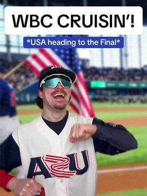 Team USA keeps dancing towards the WBC Final😂⚾️ #baseball #worldbaseballclassic #teamusa 