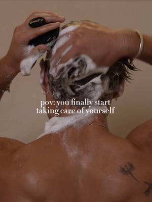 pov: daily self care routine as a man 🪒  @BASED  #skincare #hairtutorial #hair #nathan #primenathan 