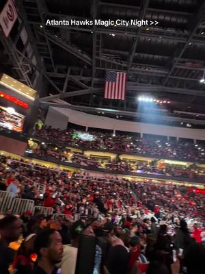 Magic city night was still lit #symonewiththesports #atlantahawks #magiccity #atlanta #NBA 