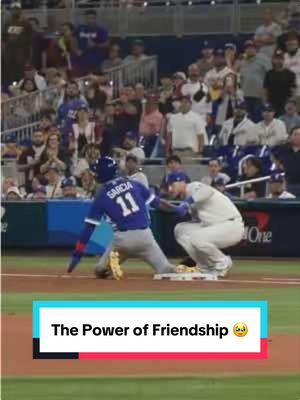 We’re so emo over here. 😰🥹 #WorldBaseballClassic #kcroyals #poweroffriendship #baseball @Maikel Garcia @Vinnie Pasquantino 