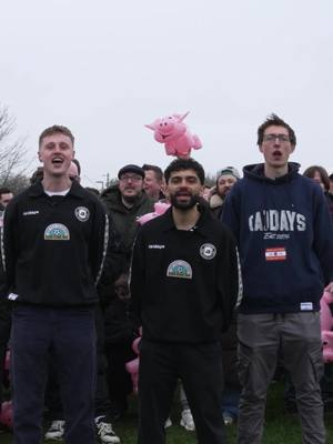 Who knew Football hooligans could harmonise so well? 🐷 #awaydays #football