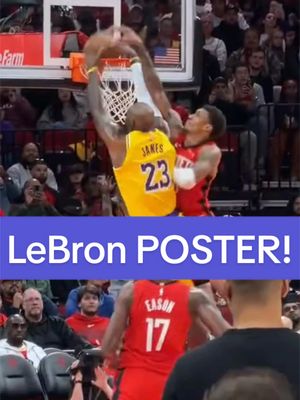 This is why LeBron James is the GOAT… right? 🐐  #lebronjames  #slamdunk   #nbahighlights 